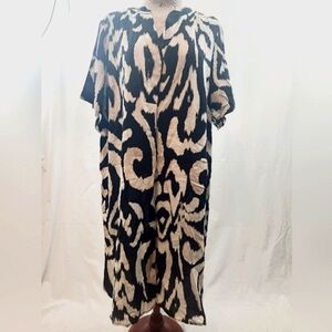 H&M Viscose V-neck Shirt dress, size large